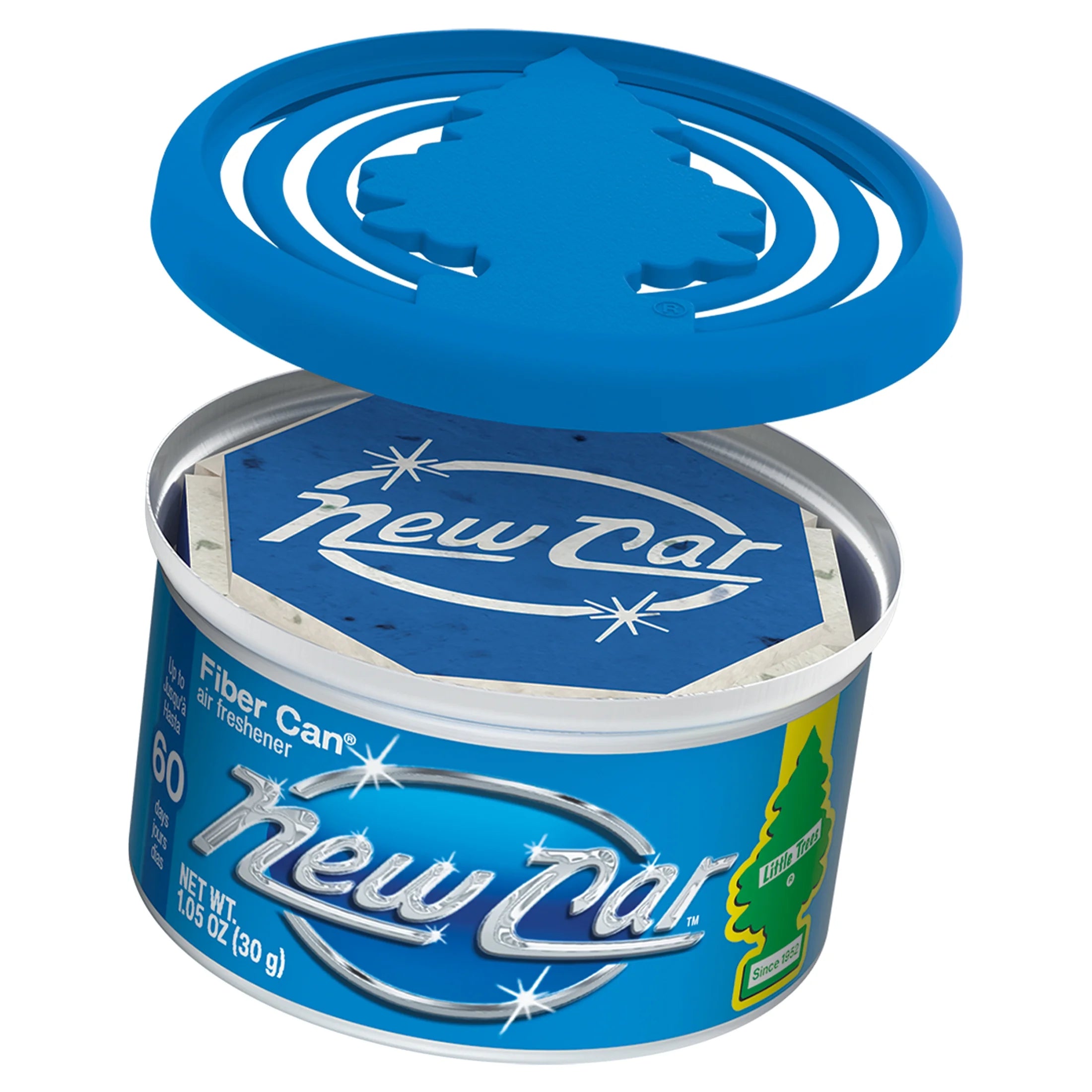 Little Trees Air Freshener Fiber Can New Car 1.05 Oz