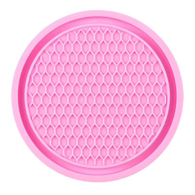 Car Non-Slip Water Cup Pad Rhinestone Decoration Auto Interior for Doraemon Anime Accessories Auto Accesories