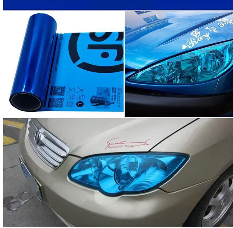 Gloss Transparent Light Black Smoke PVC Film Tint 30 X60Cm Auto Car Light Headlight Taillight Tint Vinyl Film Sticker Wrap Cover