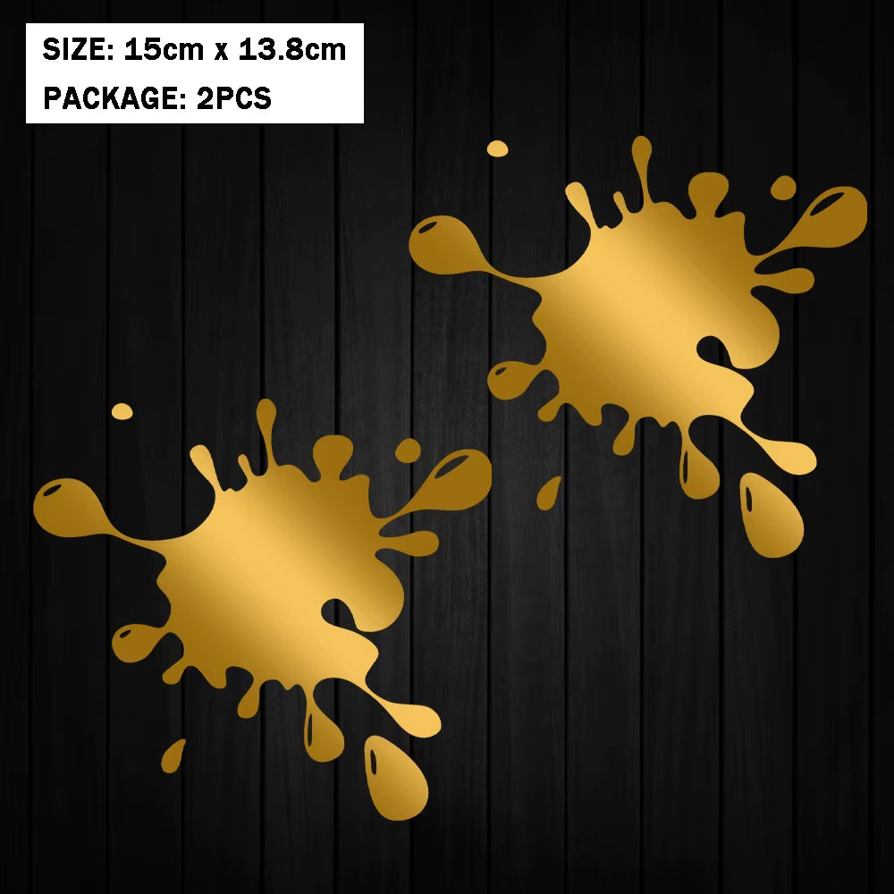 Reflective Motorcycle Stickers Interesting Spots Vinyl Accessories Decal Decor Motor Bike Scooter Body Tank Helmet Windshield