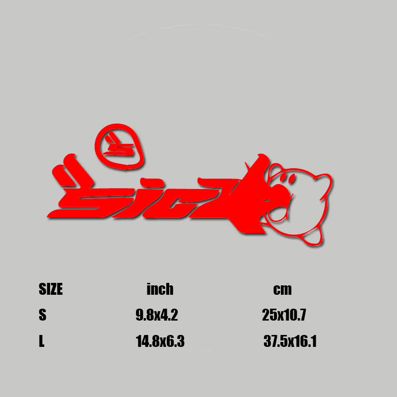 Cartoon Stickers, Car Stickers, Vinyl Decals - for Cars, Trucks, Walls, Laptops, Windows, Motorcycles