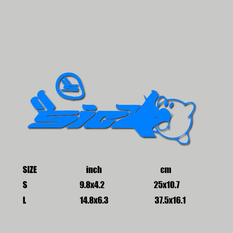 Cartoon Stickers, Car Stickers, Vinyl Decals - for Cars, Trucks, Walls, Laptops, Windows, Motorcycles