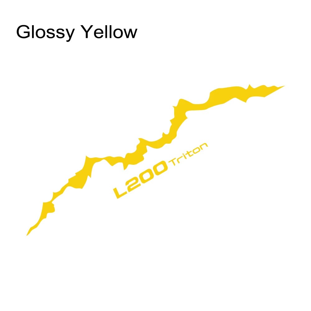 Pickup Rear Tail Sticker for Mitsubishi L200 Triton Truck Tailgate Mountain Style Cover Car Vinyl Decor Decal Auto Accessories