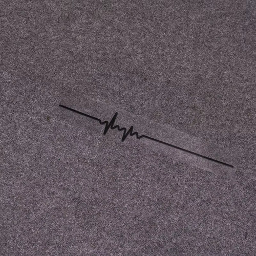 40X6.1Cm1 Piece ECG Strip Car Stickers Vinyl Water Proof Decals Cool Laser Reflective Auto Sticker Decor Accessories