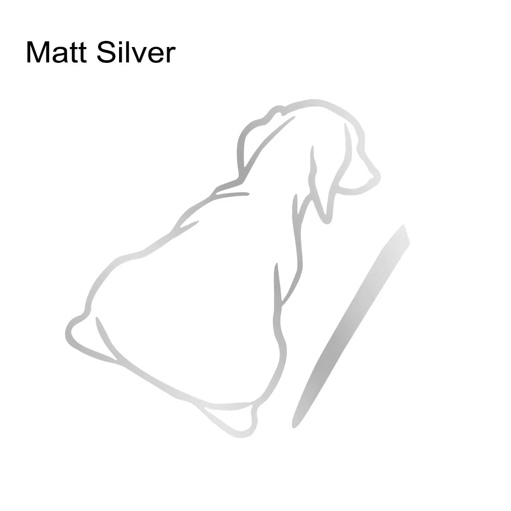 Dog Tail Car Rear Wiper Stickers Vinyl Film Funny Cute Puppy Decal Vehicle Windshield Decoration Auto Accessories Fit All Models