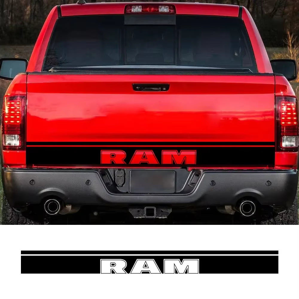 Pickup Stickers for Dodge RAM 1500 2500 Truck Rear Tail Decor Decals Car Tailgate Vinyl Graphics Custom Covers Auto Accessories