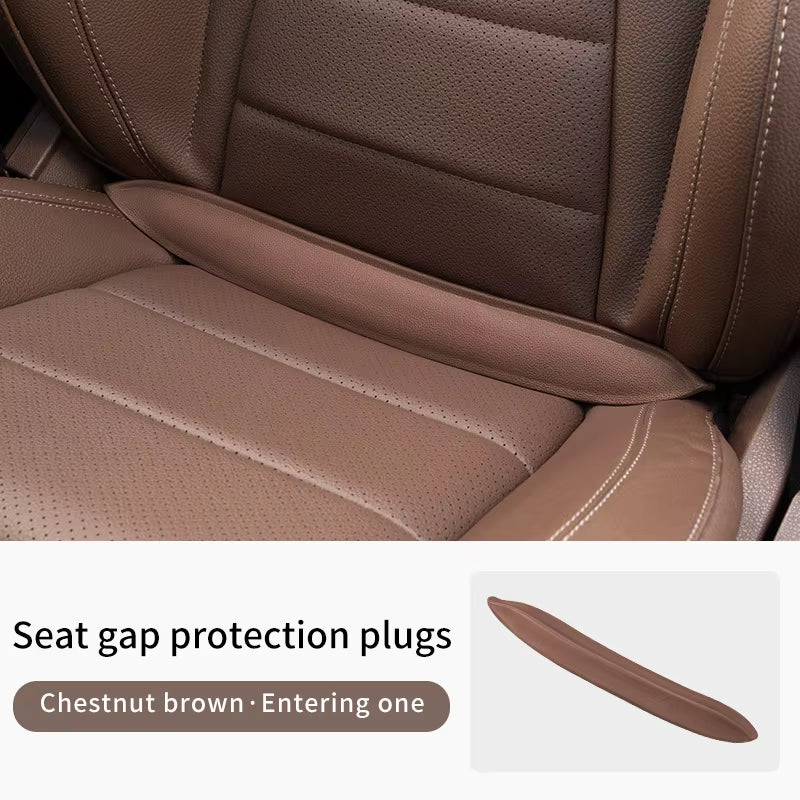 1/2Pcs Upgraded Universal Car Seat Gap Filler Storage Center Console Side Crevice Filler Strip Elastic Seat Gap Filling Strip