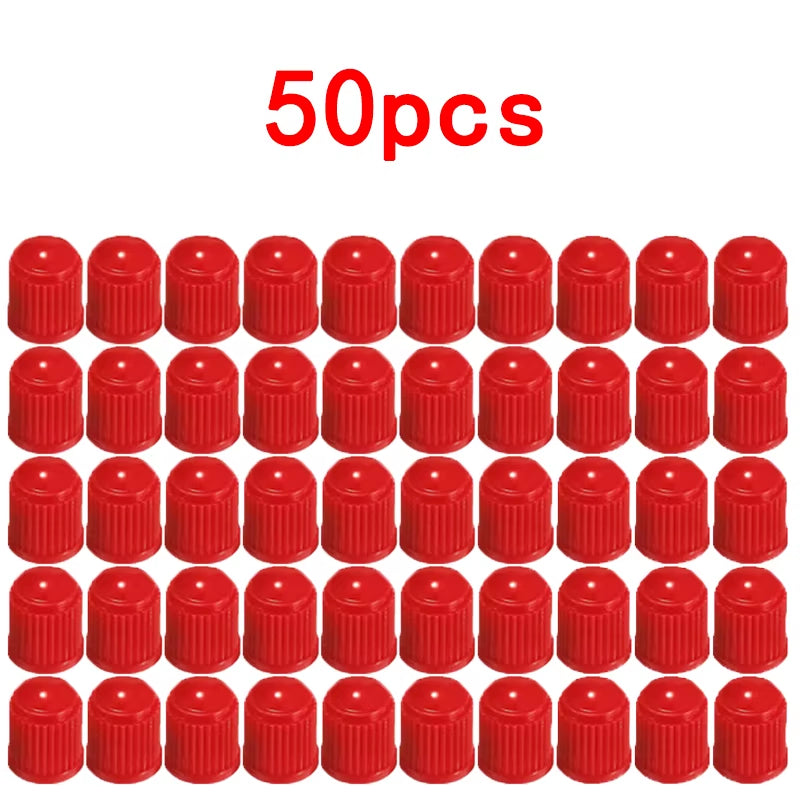 Tire Valve Dust Caps Stem Covers Plastic Car Wheel Tire Valve Tyre Stem Air Caps Auto Bike Bicycle Truck Motorcycle Accessories
