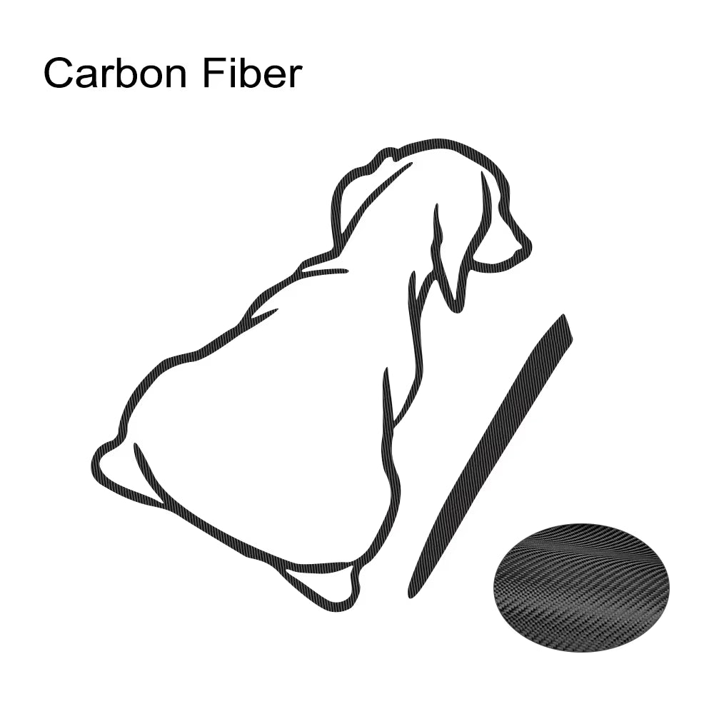 Dog Tail Car Rear Wiper Stickers Vinyl Film Funny Cute Puppy Decal Vehicle Windshield Decoration Auto Accessories Fit All Models