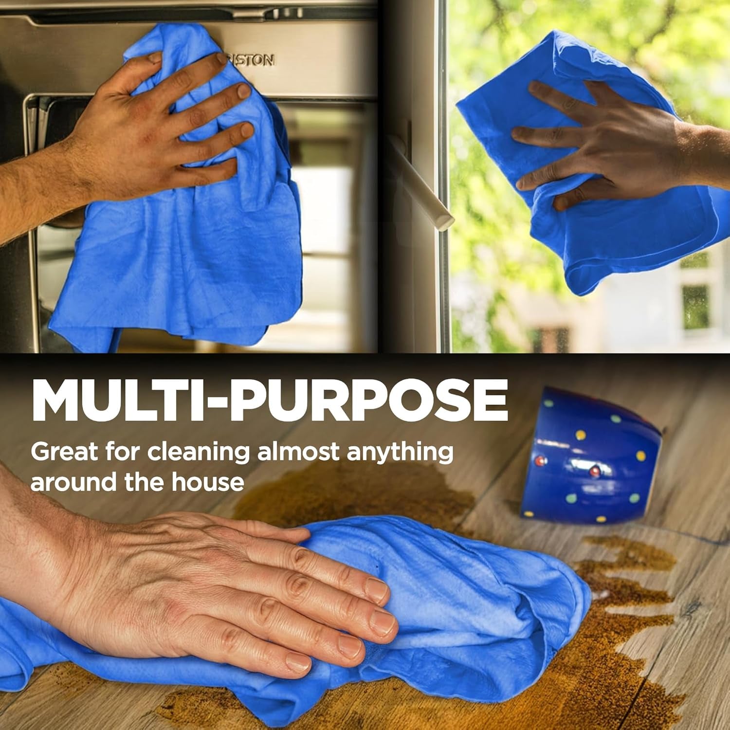 Premium Shammy Cloth for Car Drying - 26”X7” - Super Absorbent Chamois Towel for Car - Scratch-Free, Reusable & Soft