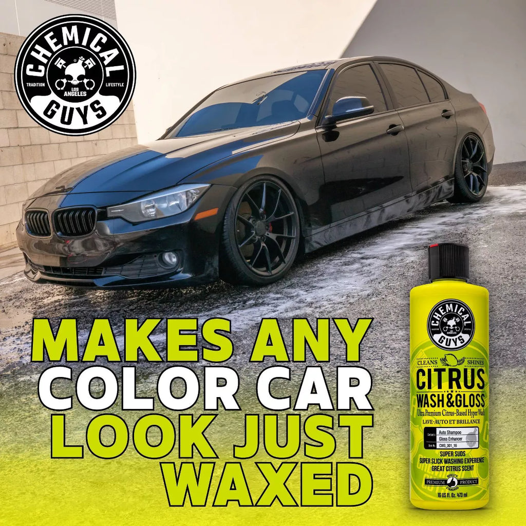 Chemical Guys 7Pc Wash and Shine Buckets: Car Cleaning Kit with Scented Liquid for Automotive Shine