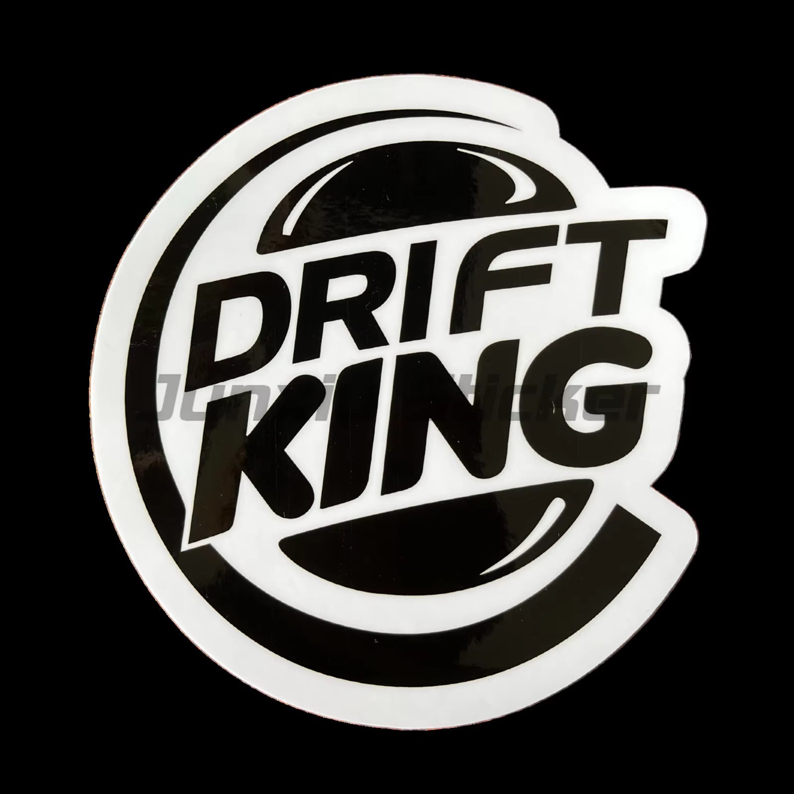 Retro DRIFT KING Spoof Funny JDM Drift Vinyl Car Sticker Cover Scratch Decal Motorcycles Car Accessories